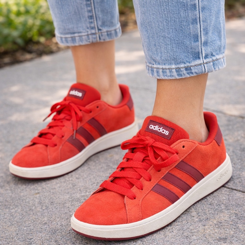 Adidas Women's Bold Red Sneakers